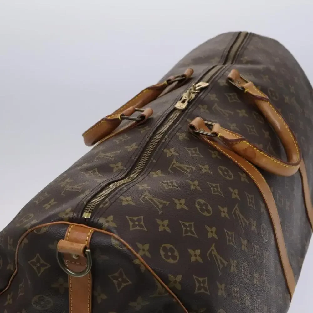 LOUIS VUITTON Monogram Keepall Bandouliere 60 Boston Bag M41412